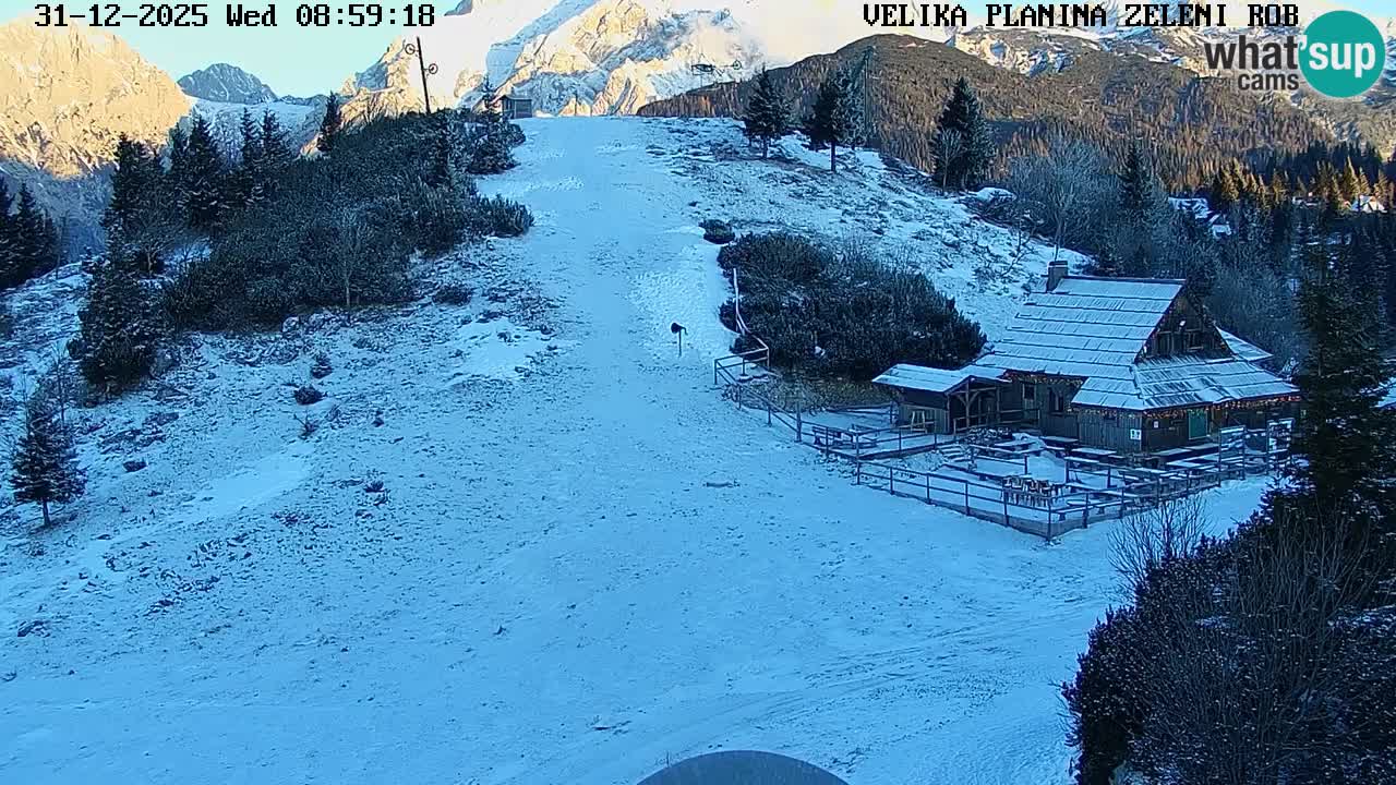 Zeleni Rob – Webcam live | Velika Planina