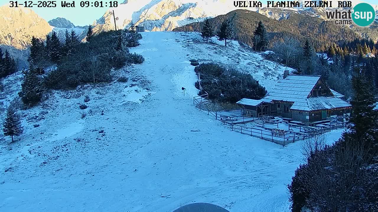 Zeleni Rob – Webcam live | Velika Planina