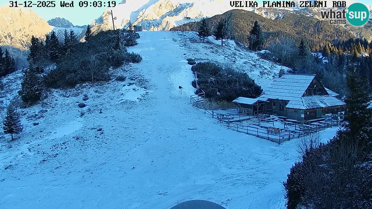Zeleni Rob – Webcam live | Velika Planina
