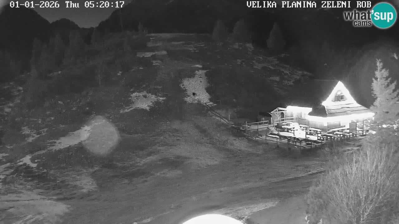 Zeleni Rob | Webcam en vivo Velika Planina