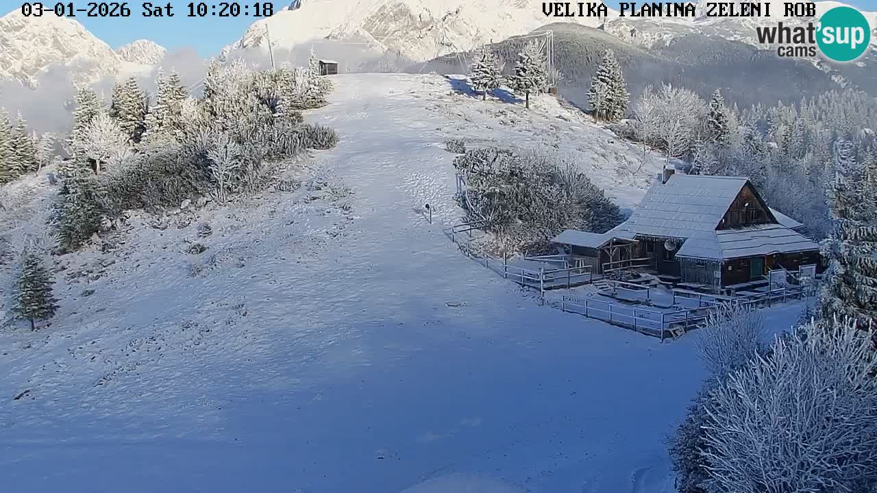 Zeleni Rob – Webcam live | Velika Planina
