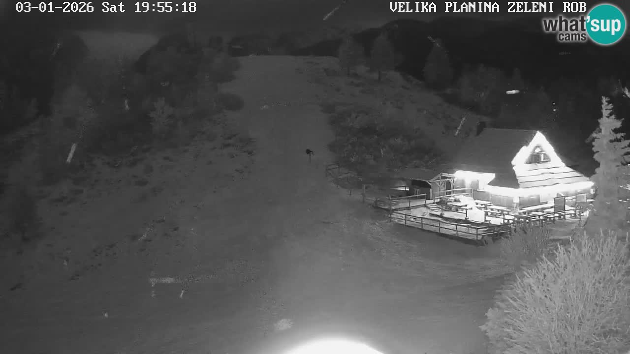 Zeleni Rob – kamera v živo | Velika Planina