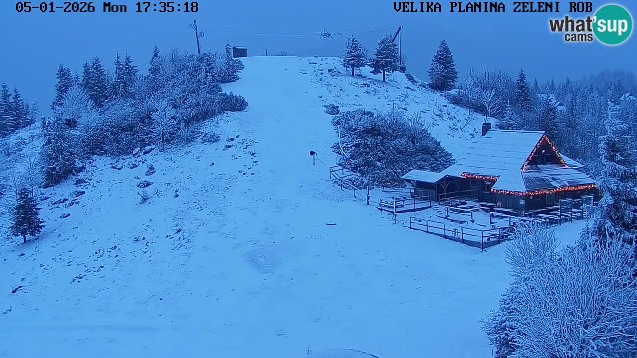 Zeleni Rob – Webcam live | Velika Planina