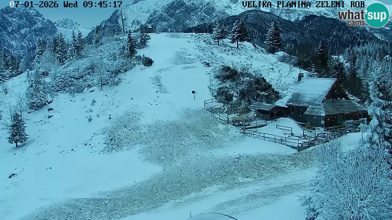 Zeleni Rob – Webcam live | Velika Planina