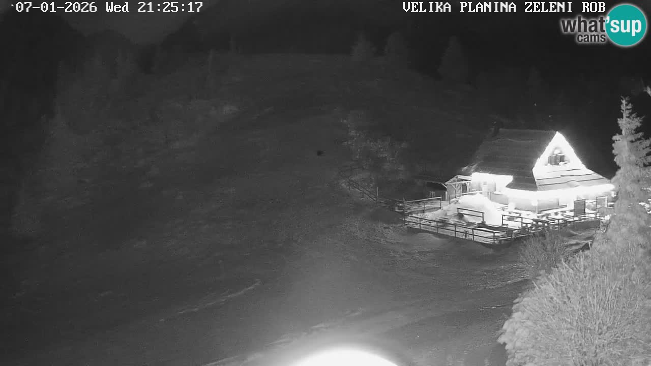 Zeleni Rob | Web kamera Velika Planina