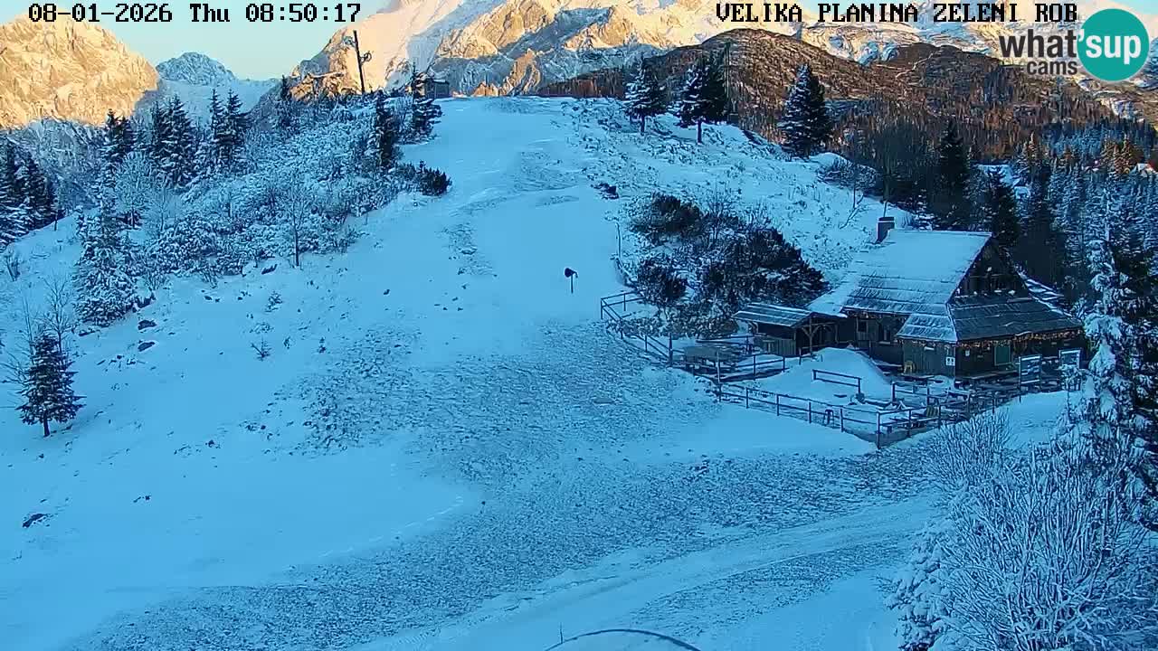 Zeleni Rob | Webcam live Velika Planina