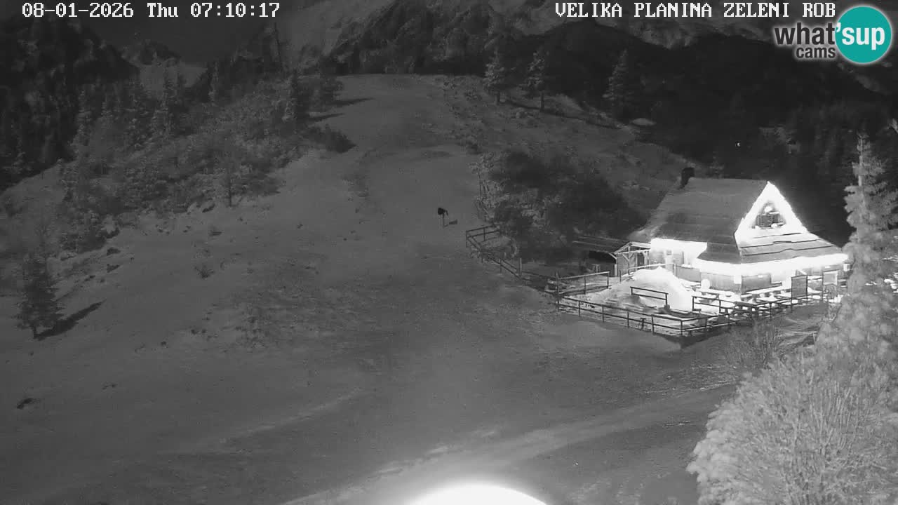 Zeleni Rob – Webcam live | Velika Planina