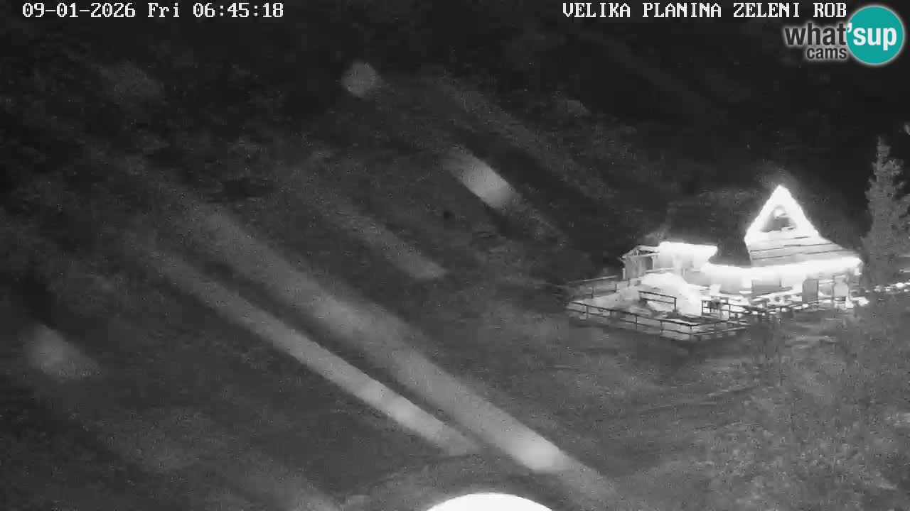 Zeleni Rob | Webcam en vivo Velika Planina