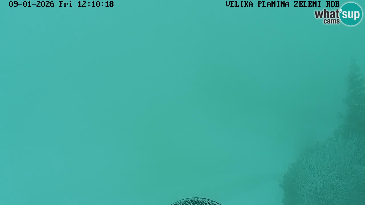 Zeleni Rob – kamera v živo | Velika Planina