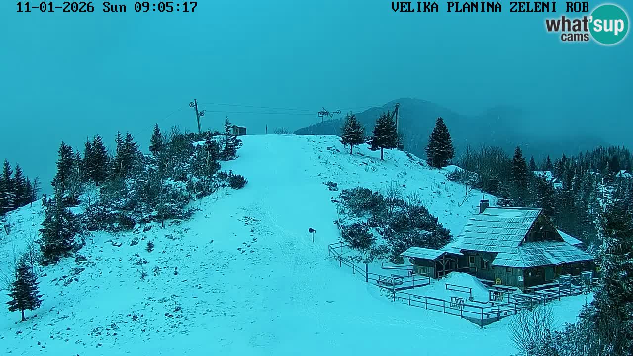 Zeleni Rob | Web kamera Velika Planina