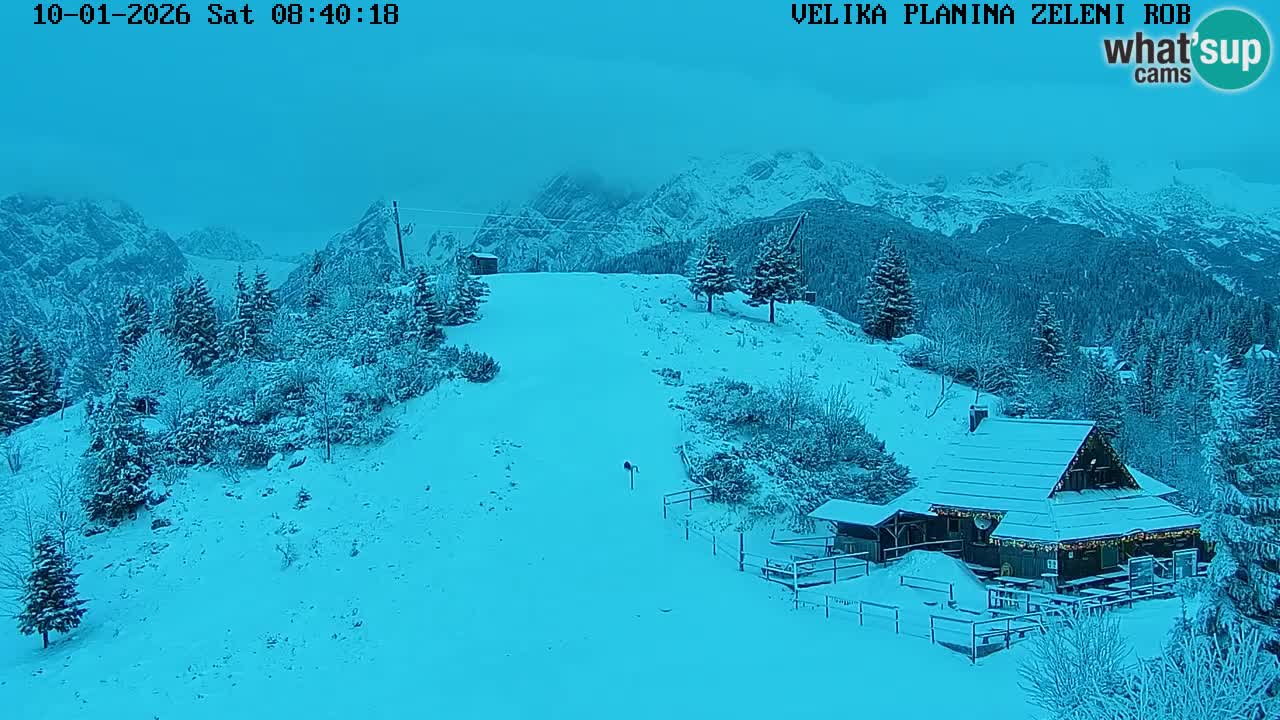 Zeleni Rob – Webcam live | Velika Planina