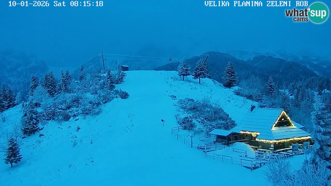 Zeleni Rob – Webcam live | Velika Planina