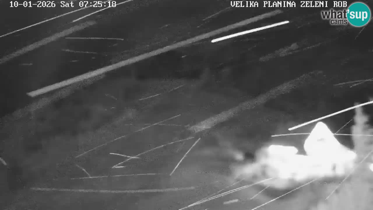 Zeleni Rob – kamera v živo | Velika Planina
