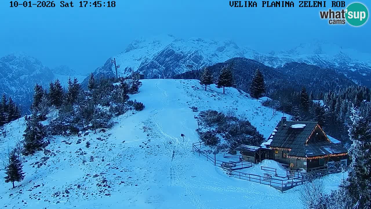 Zeleni Rob – Webcam live | Velika Planina