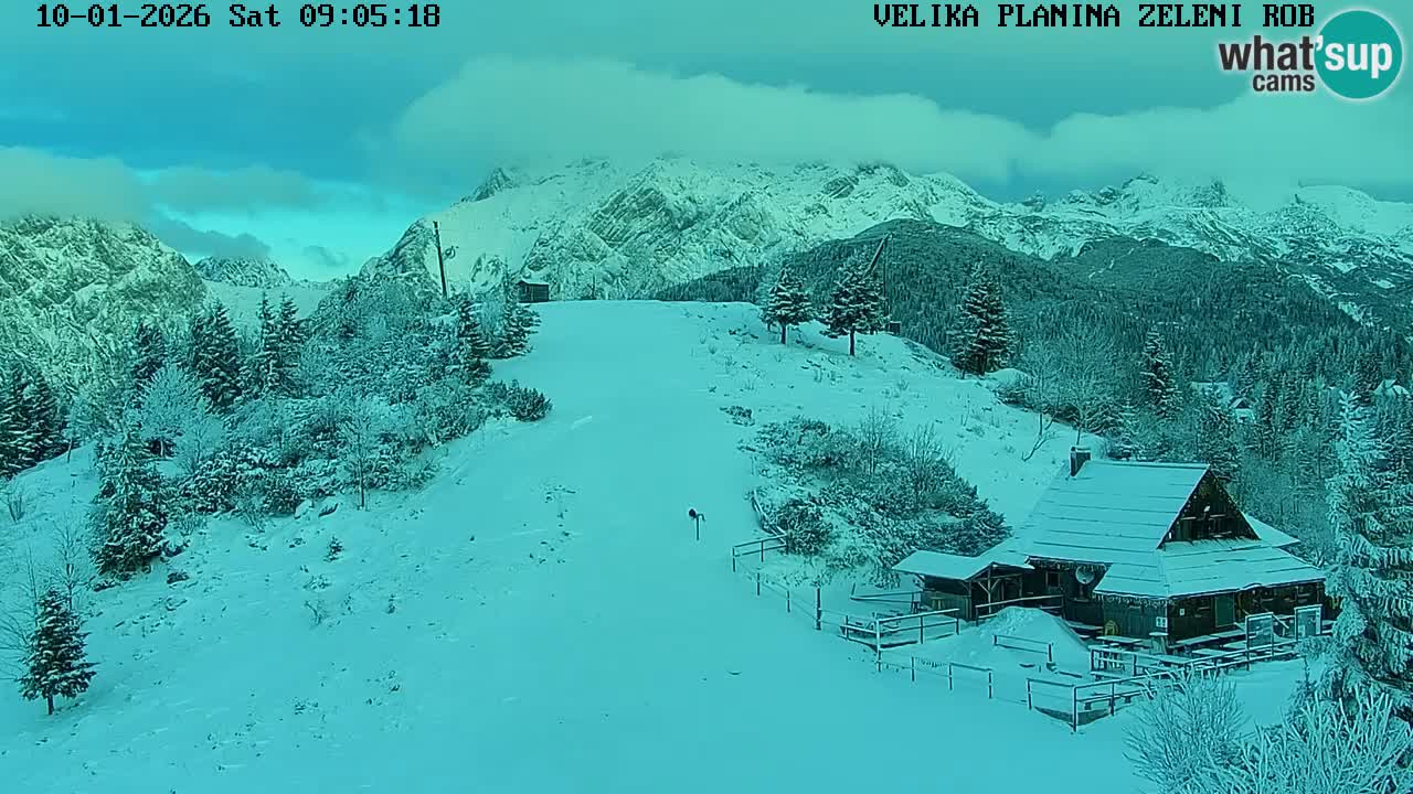Zeleni Rob – Webcam live | Velika Planina