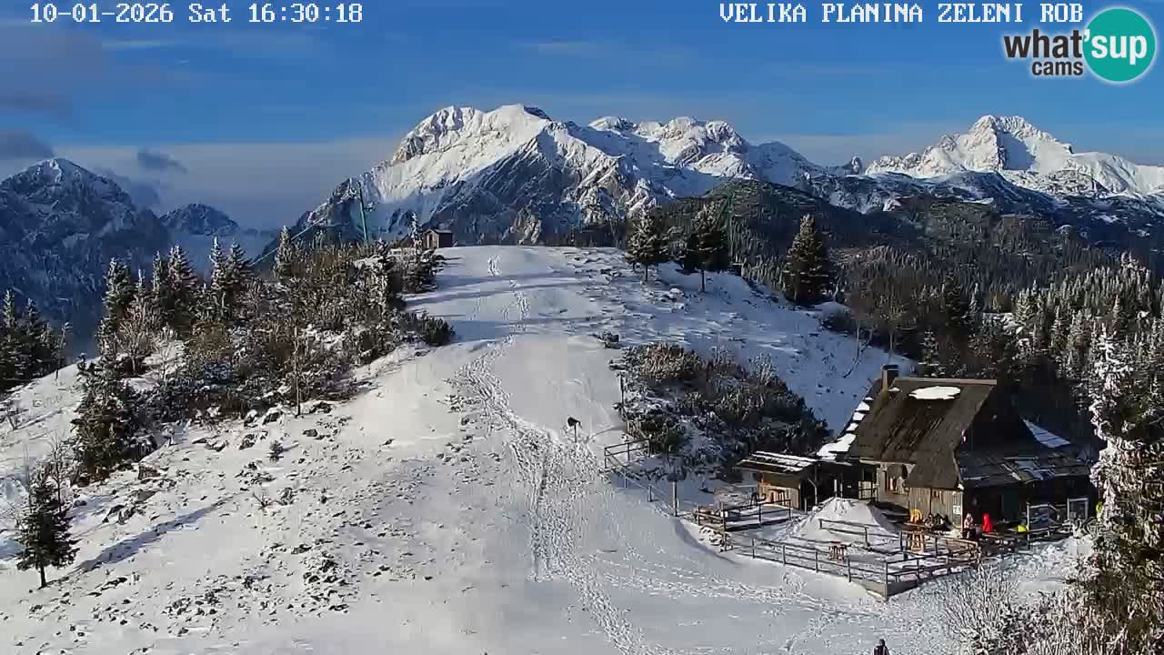 Zeleni Rob – Webcam live | Velika Planina
