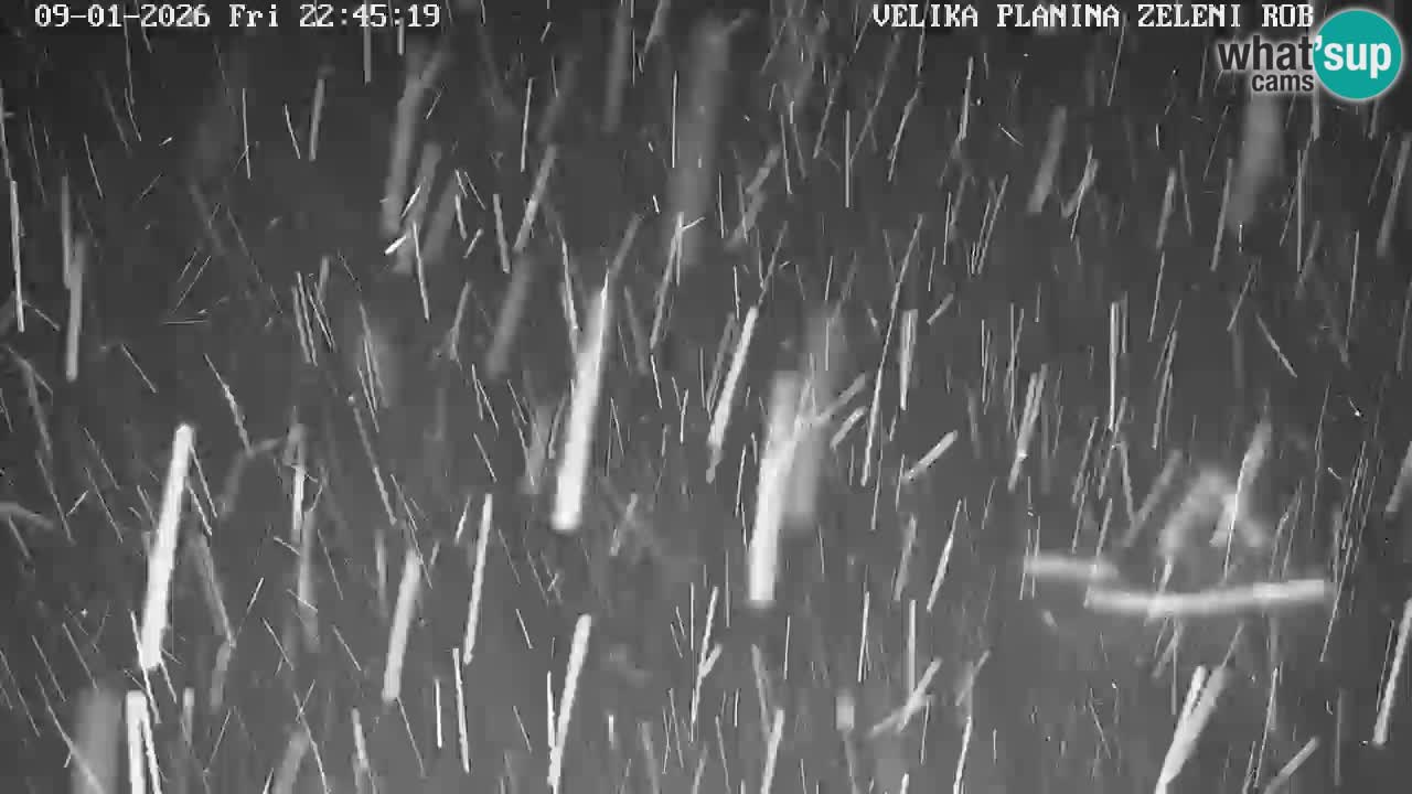 Zeleni Rob – kamera v živo | Velika Planina