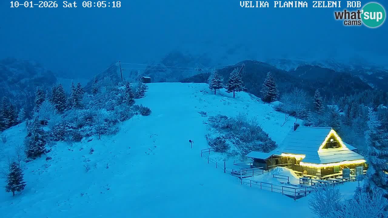 Zeleni Rob – Webcam live | Velika Planina