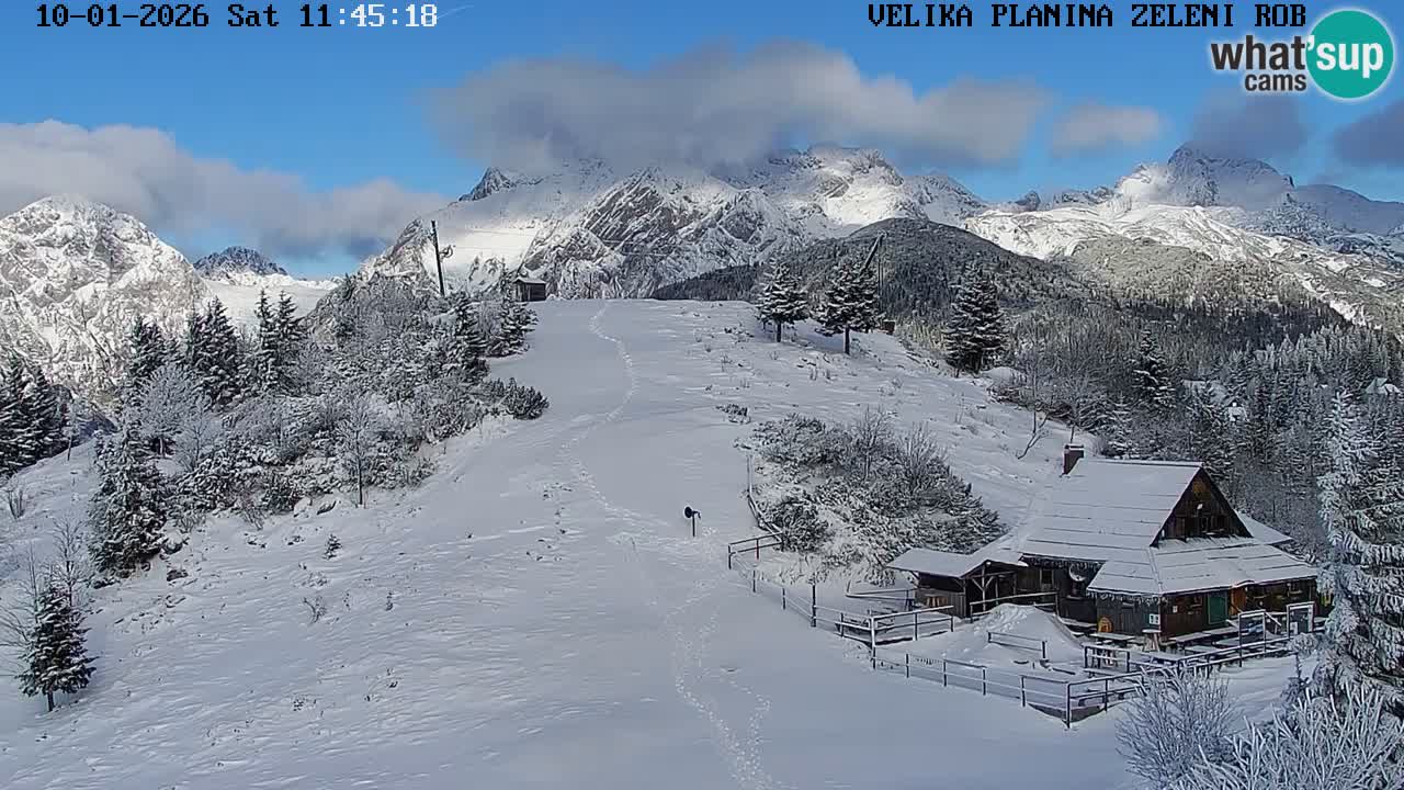 Zeleni Rob – Webcam live | Velika Planina