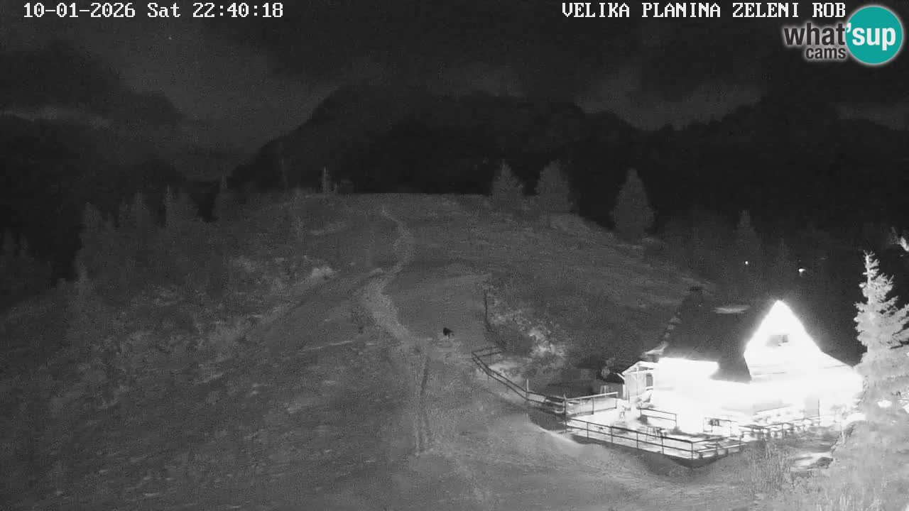 Zeleni Rob – Webcam live | Velika Planina
