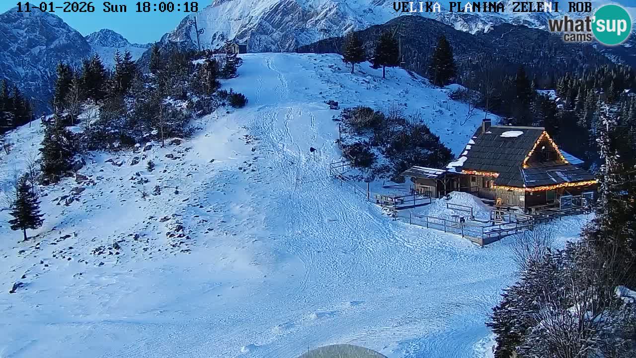 Zeleni Rob – Webcam live | Velika Planina