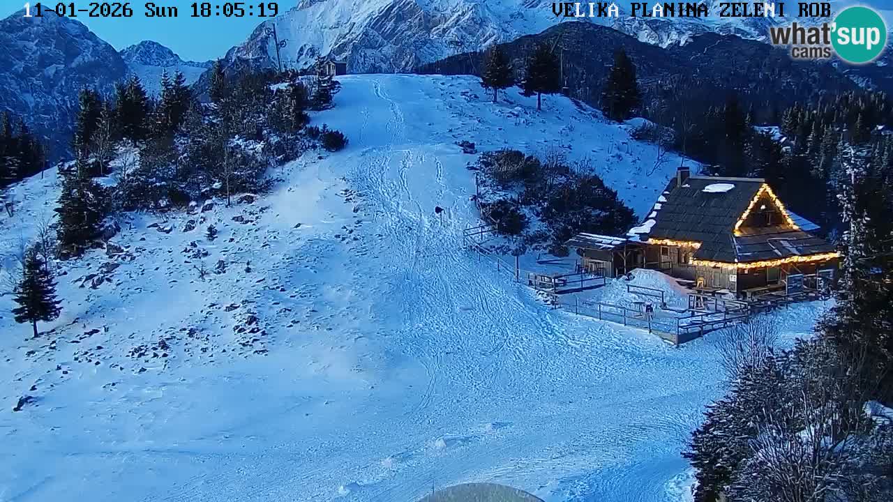 Zeleni Rob – Webcam live | Velika Planina