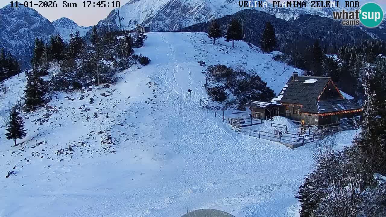 Zeleni Rob | Webcam live Velika Planina