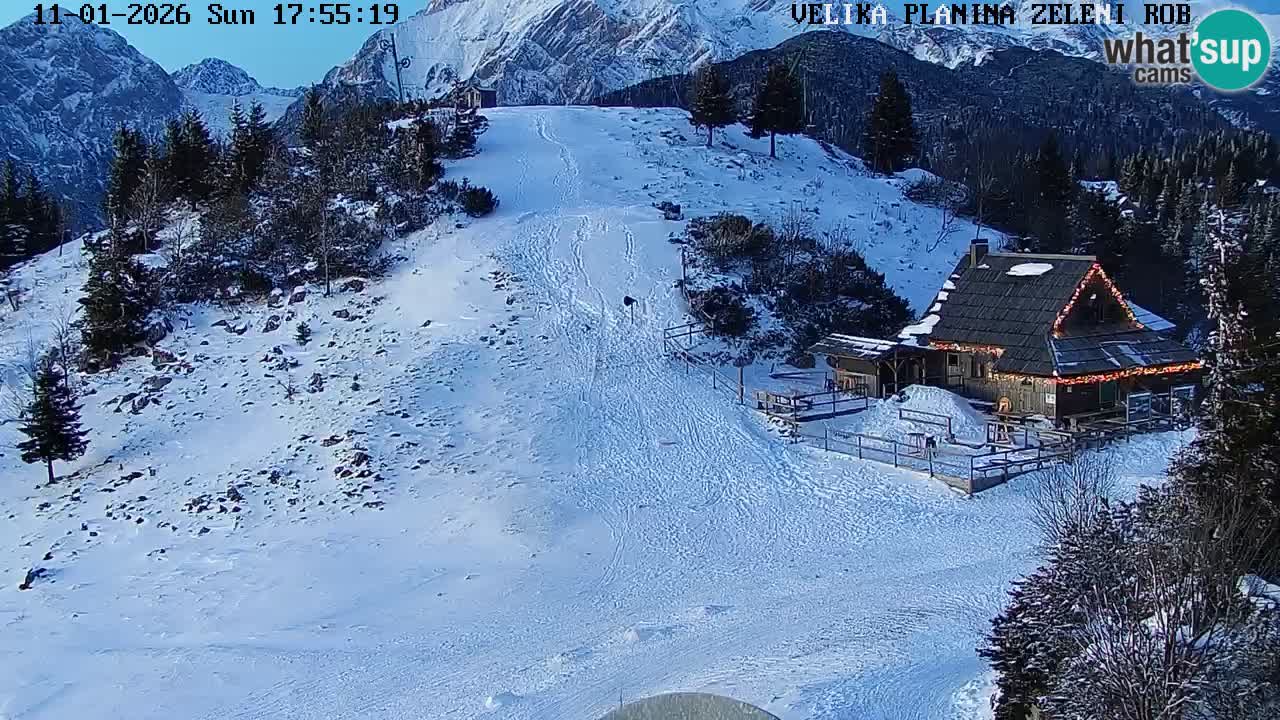 Zeleni Rob – Webcam live | Velika Planina