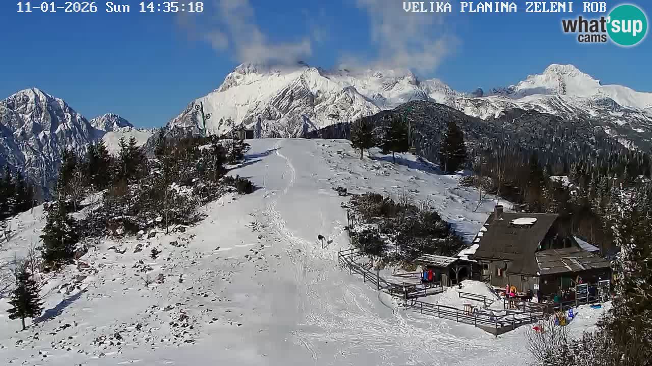 Zeleni Rob | Web kamera Velika Planina
