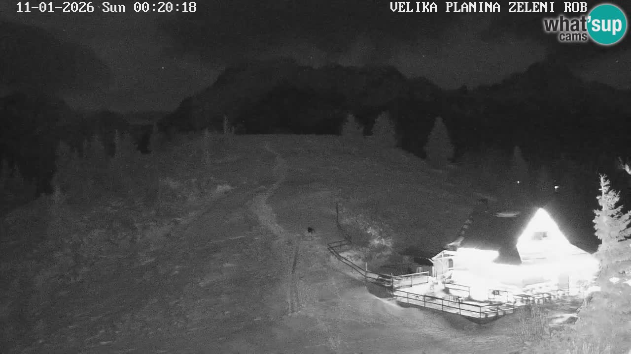 Zeleni Rob | Web kamera Velika Planina