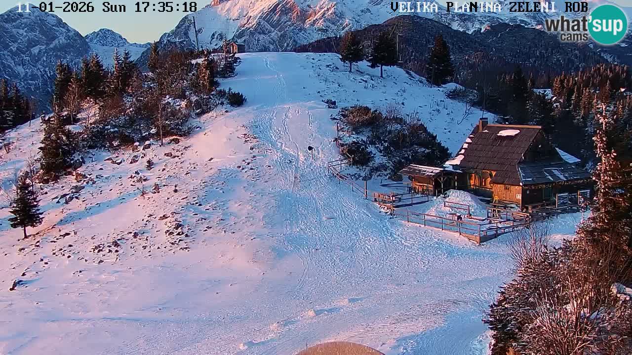 Zeleni Rob – Webcam live | Velika Planina