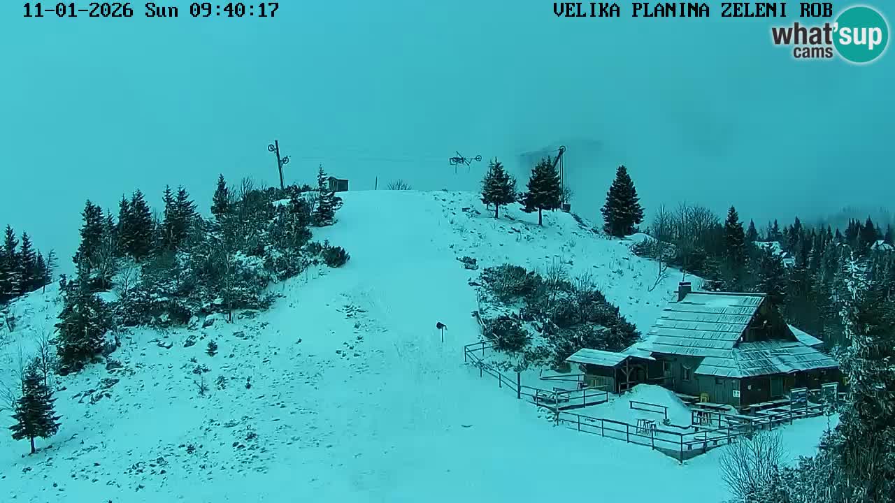 Zeleni Rob – Webcam live | Velika Planina