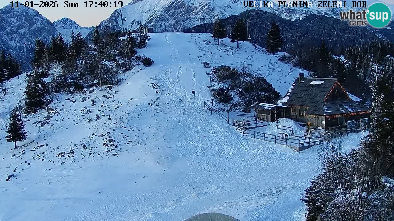 Zeleni Rob – Webcam live | Velika Planina