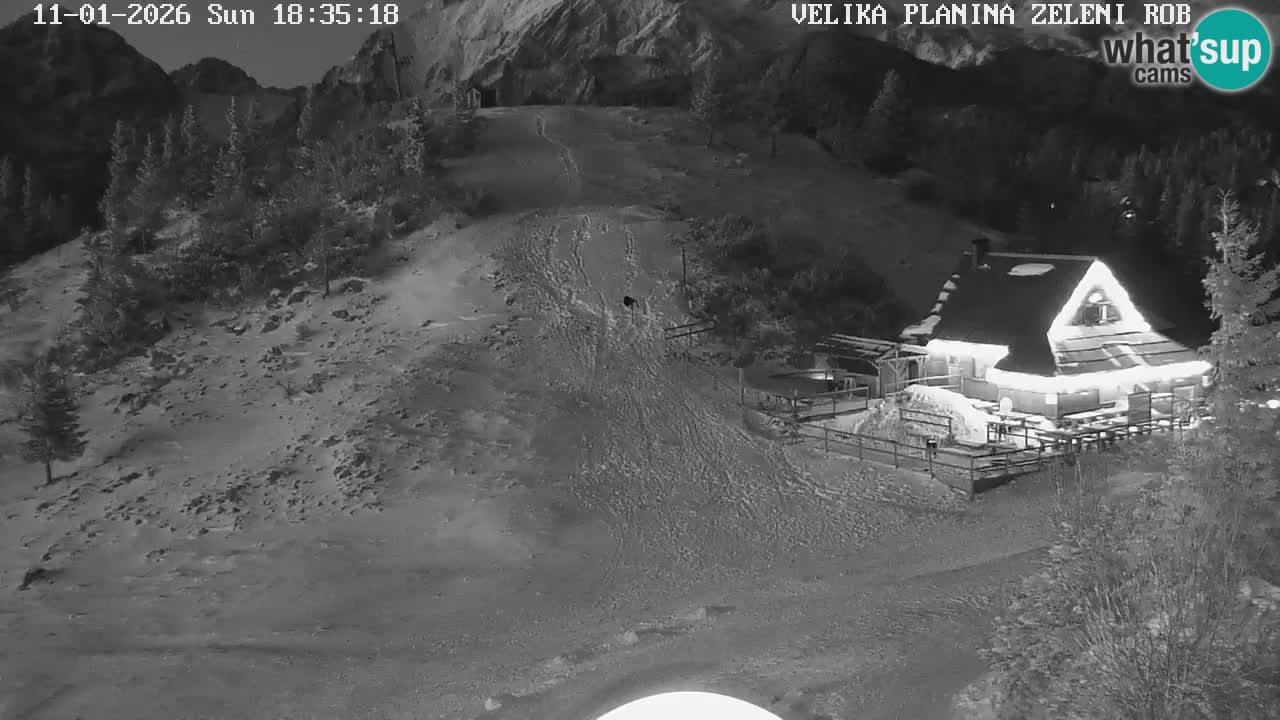 Zeleni Rob | Webcam live Velika Planina