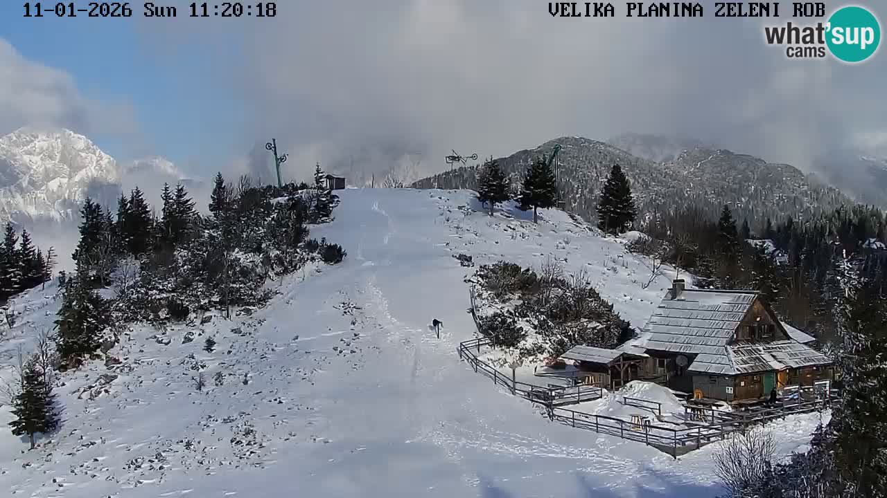 Zeleni Rob – Webcam live | Velika Planina