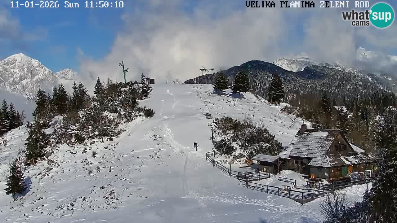 Zeleni Rob | Webcam live Velika Planina