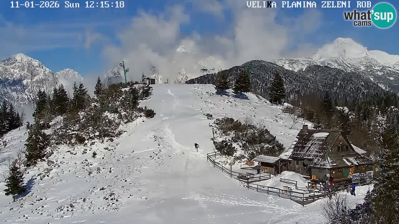 Zeleni Rob – Webcam live | Velika Planina