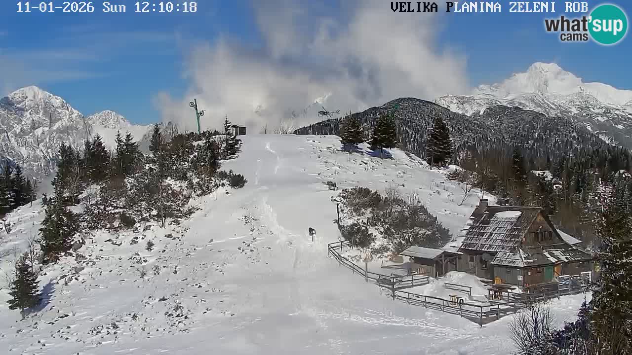 Zeleni Rob – Webcam live | Velika Planina