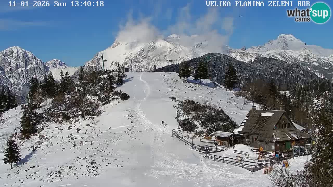 Zeleni Rob | Webcam live Velika Planina