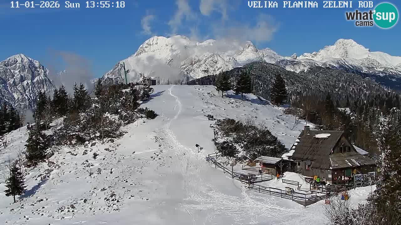 Zeleni Rob – Webcam live | Velika Planina