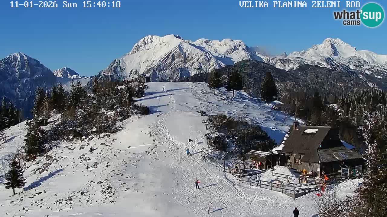 Zeleni Rob – Webcam live | Velika Planina
