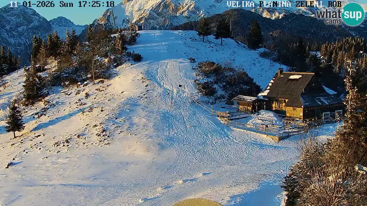 Zeleni Rob – Webcam live | Velika Planina