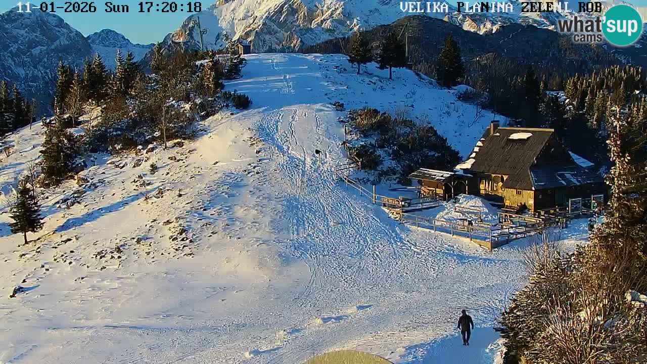 Zeleni Rob – Webcam live | Velika Planina