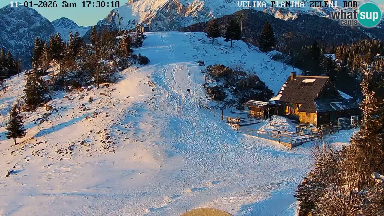 Zeleni Rob | Webcam live Velika Planina