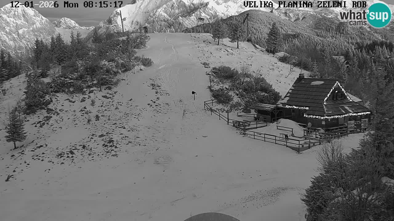 Zeleni Rob | Webcam live Velika Planina