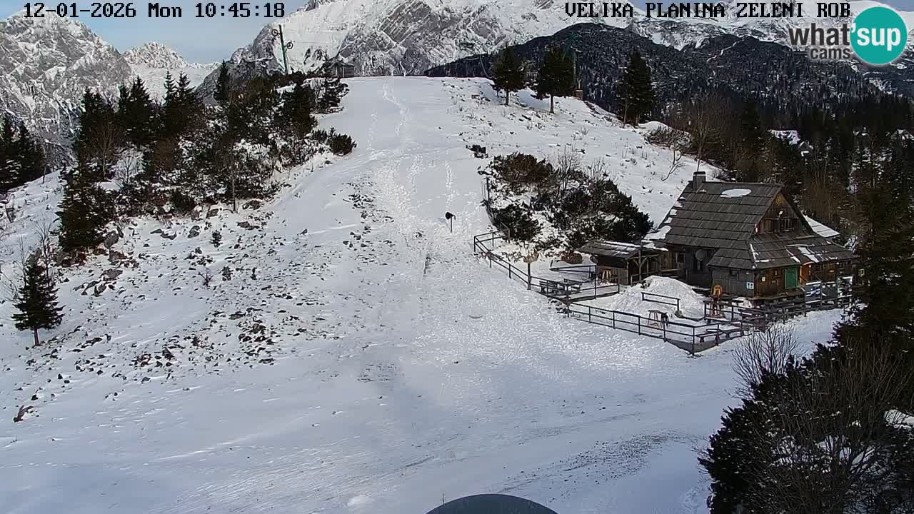 Zeleni Rob – Webcam live | Velika Planina