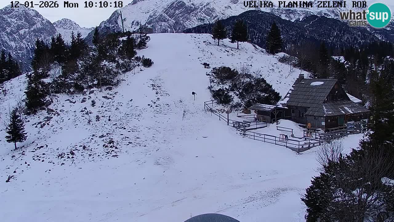 Zeleni Rob – Webcam live | Velika Planina