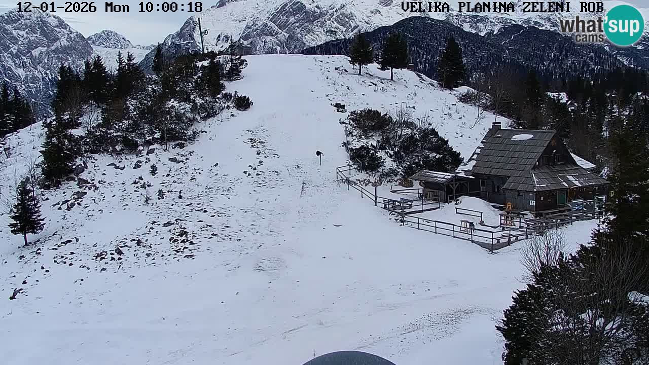 Zeleni Rob – Webcam live | Velika Planina