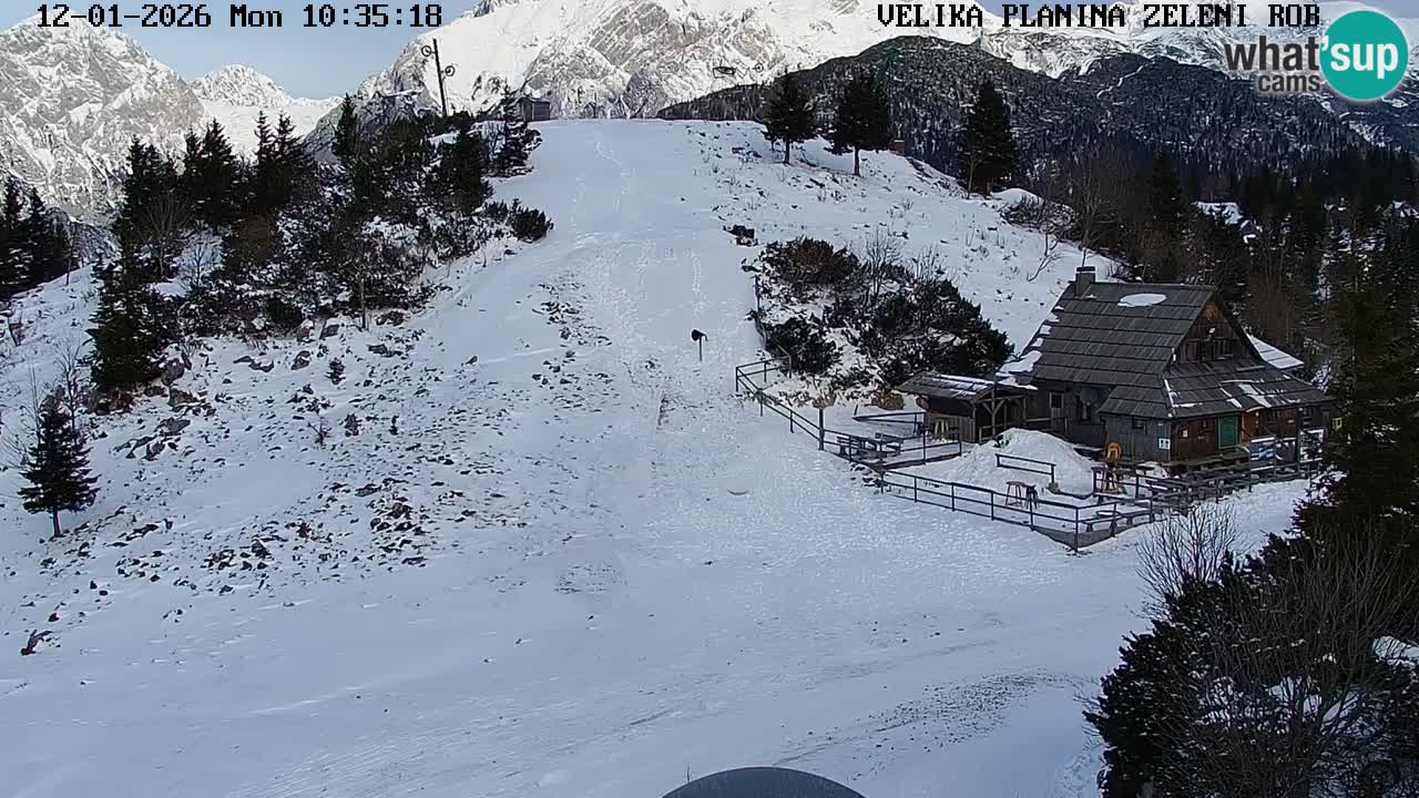 Zeleni Rob | Webcam live Velika Planina