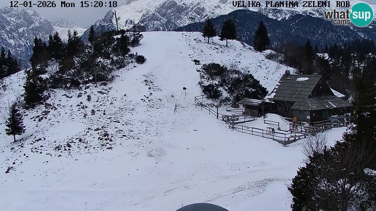 Zeleni Rob | Webcam live Velika Planina